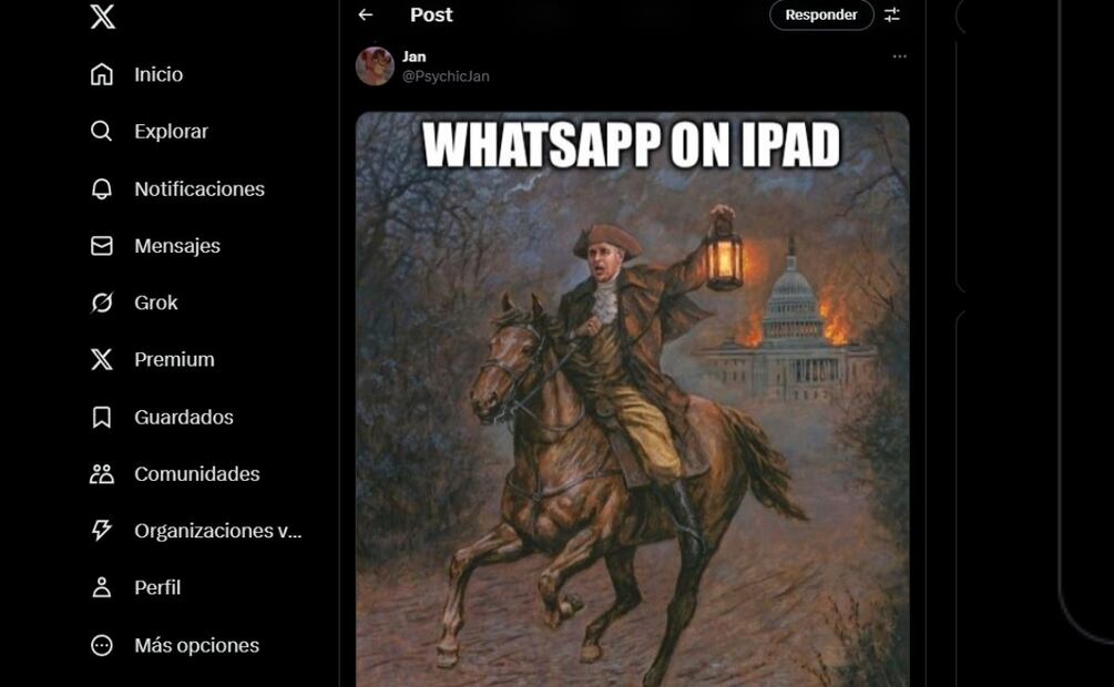 La app de WhatsApp para iPad por fin se hizo realidad. | Imagen: captura de pantalla