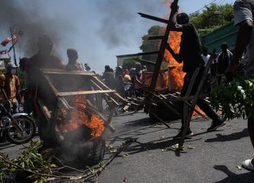Haitianos salen a protestar contra la inseguridad que los obliga a convertirse en refugiados internos