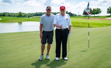 Brett Favre se reúne con Donald Trump para jugar golf