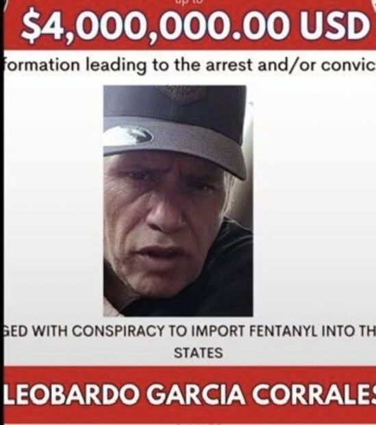 Leobardo García Corrales, figura importante del Cártel de Sinaloa.