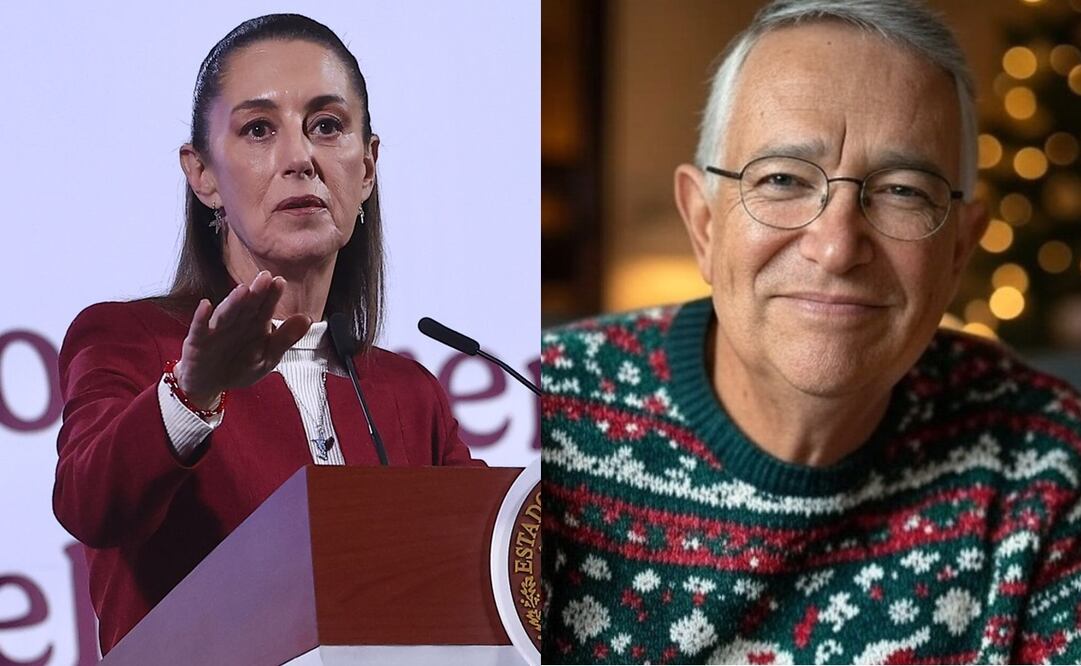 Claudia Sheinbaum dice que no entrará en polémica con Salinas Pliego. Foto: Berenice Fregoso / Imagen creada con la IA