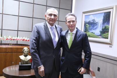 Recibe secretario de Gobernación a coordinadores parlamentarios del Verde