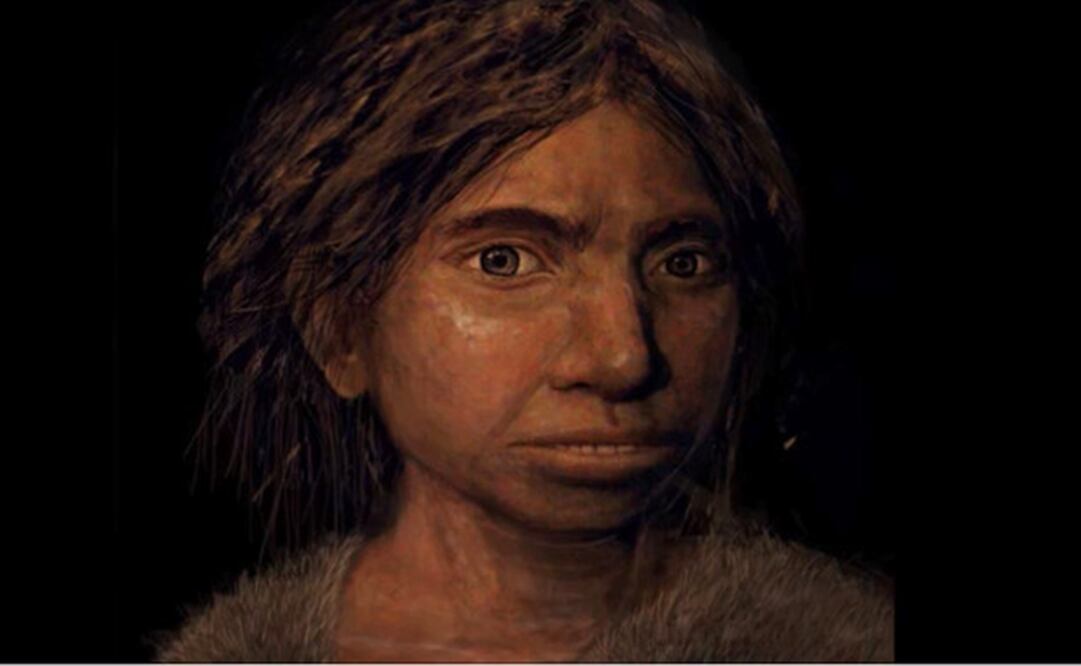 Reconstrucción del aspecto de una niña denisovana. Foto: Maayan Harel