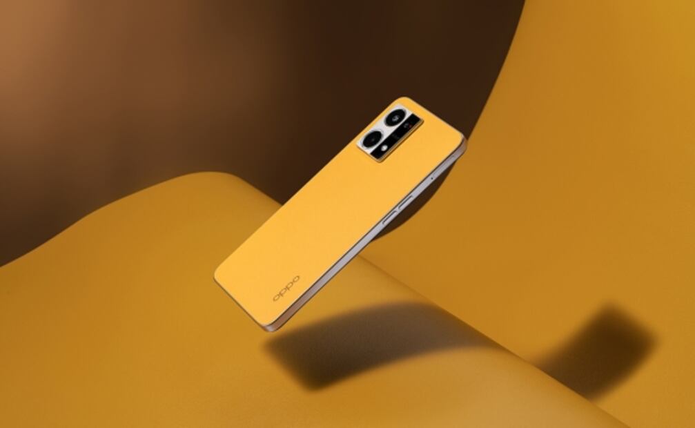 Reno7 Sunset Orange el Smartphone más trendy de 2022