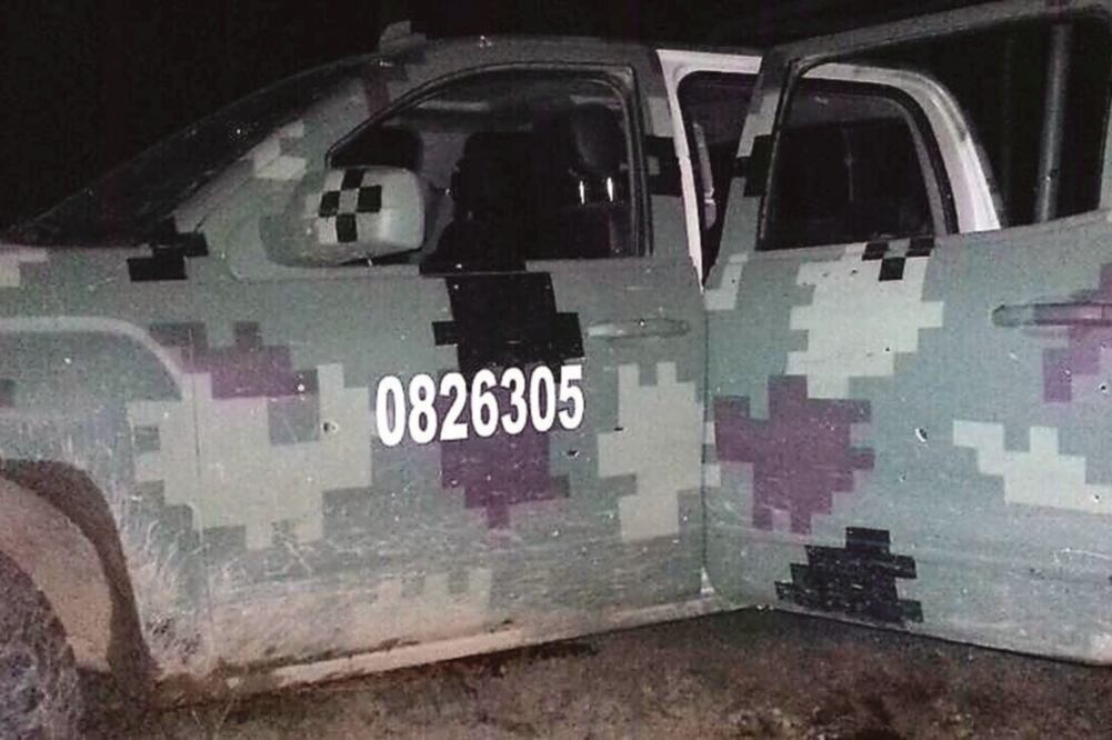 Falsificación. Los agresores se transportaban en vehículos apócrifos del Ejército y además vestían con uniforme tipo militar (CORTESÍA)