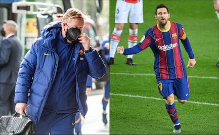Tengo muchísimas esperanzas de que Messi siga en el Barcelona: Ronald Koeman