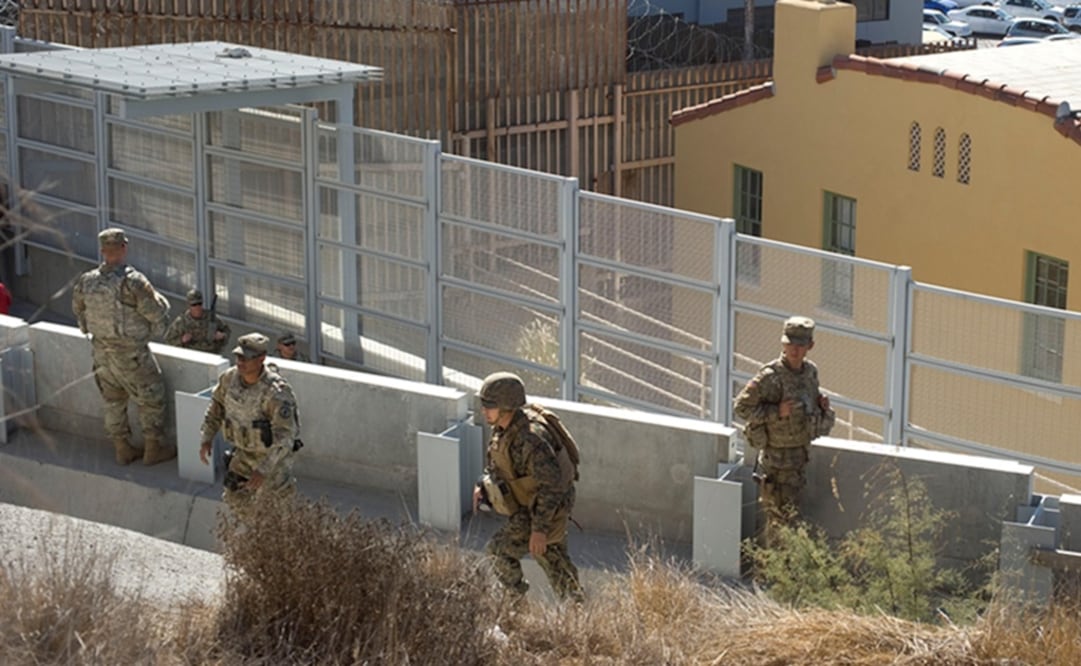 Trump anunció el envío de soldados a la frontera, una semana antes de las elecciones, y unos cinco mil 900 han sido desplegados desde entonces a la zona. Foto: EFE 