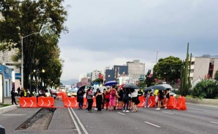 Trabajadoras sexuales vuelven a manifestarse en Calzada de Tlalpan; construcción de ciclovía afecta su fuente de empleo, aseguran