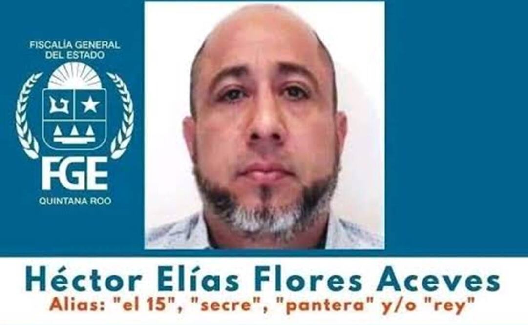 De acuerdo a la ficha de búsqueda, el sujeto es identificado como Héctor Elías Flores Aceves, alias "El 15", "Secre", "Pantera" o "Rey" / Foto: Especial