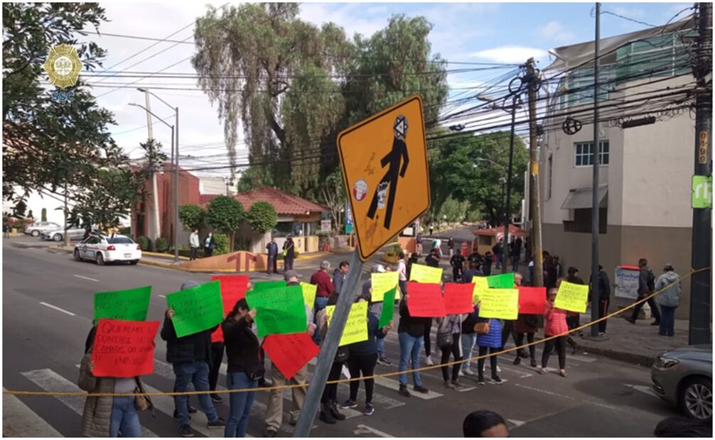 vecinos de la alcaldía Gustavo A. Madero se manifestaron en las inmediaciones de la colonia Torres Lindavista