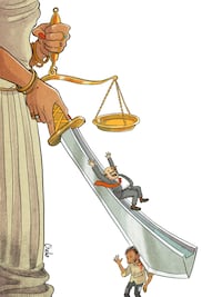 El doble filo de la justicia