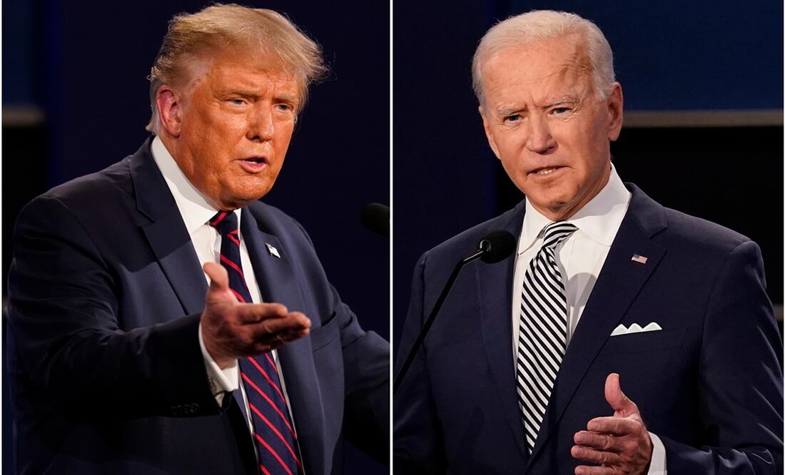 Durante 90 minutos, estarán cara a cara los dos aspirantes de mayor edad de la historia -Biden tiene 81 años y Trump 78- y también los más impopulares, lo que llevará a muchos ciudadanos a votar por quien consideren el mal menor. Foto: AP