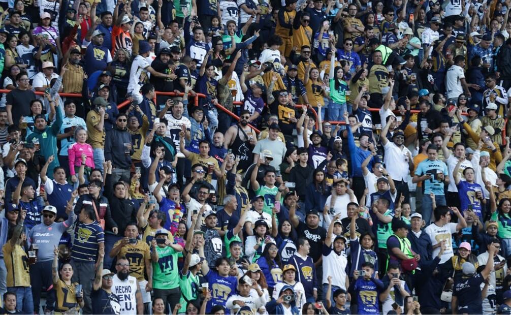 La afición de Pumas se adueñó del Estadio Hidalgo. FOTO: Carlos Mejía/ EL UNIVERSAL