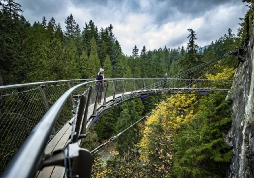 En Vancouver, visita el Capilano y otros puentes colgantes rodeados de bosque