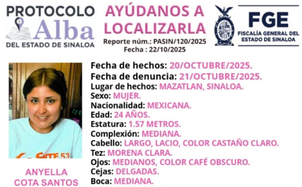 Anyella Cota Santos. Foto: especial