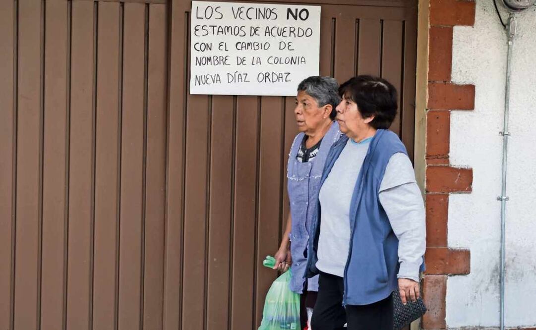 Vecinos de la colonia Nueva Díaz Ordaz han mostrado su descontento con el cambio a Estudiantes de 1968, por lo que buscan una nueva consulta. Foto: Carlos Mejía / EL UNIVERSAL