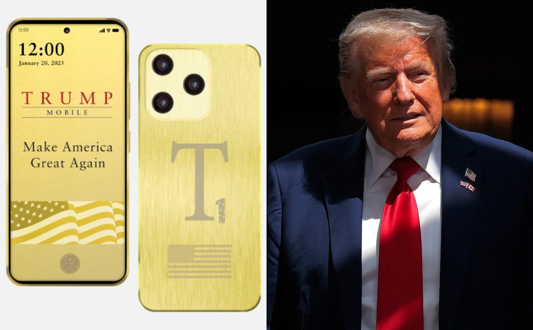 Celular de Donald Trump podría fabricarse en China. Imagen: especial / Chip Somodevilla - AFP