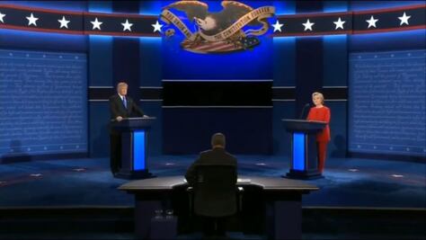 Clinton y Trump inician debate hablando de economía y México