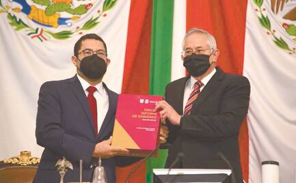 Entrega Batres informe de Sheinbaum