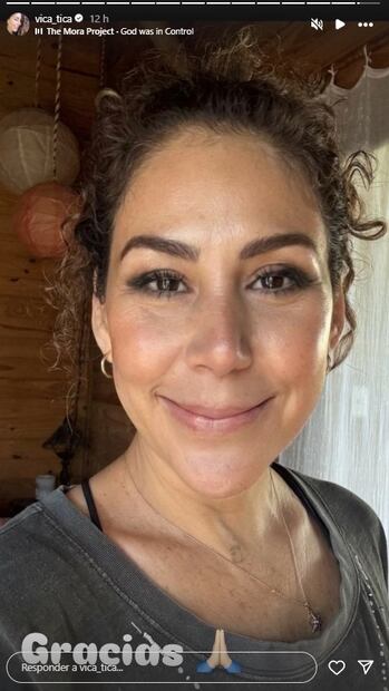 Vica Andrade reaparece en redes con esta foto después de informar que su esposo Memo del Bosque estaba delicado de salud.