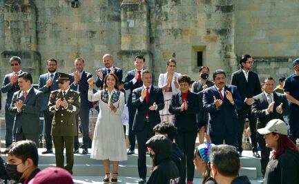 Murat encabeza ceremonia conmemorativa del 112 Aniversario de la Revolución Mexicana