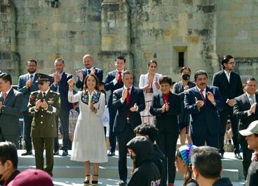 Murat encabeza ceremonia conmemorativa del 112 Aniversario de la Revolución Mexicana