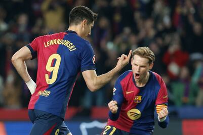 Barcelona derrota al Rayo Vallecano con gol de Lewandowsi; es el nuevo líder de España