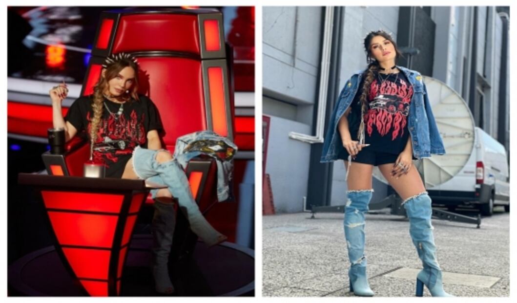 Duelo de estilos: Kristal Silva vuelve a imitar un look de Belinda 
