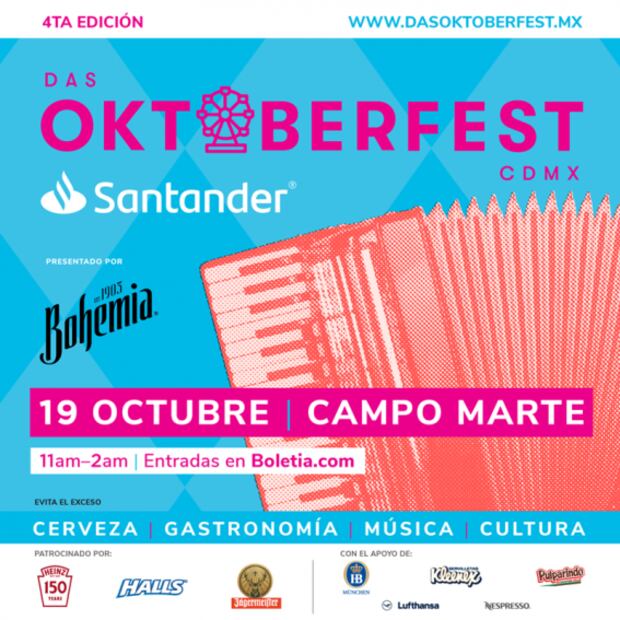 No te pierdas el Das Oktoberfest 2019 en CDMX