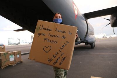 “¡Fuerza, México!”: Soldados envían frases a médicos que combaten el Covid-19