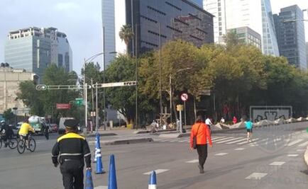 Cierran calles de la CDMX por actividades deportivas