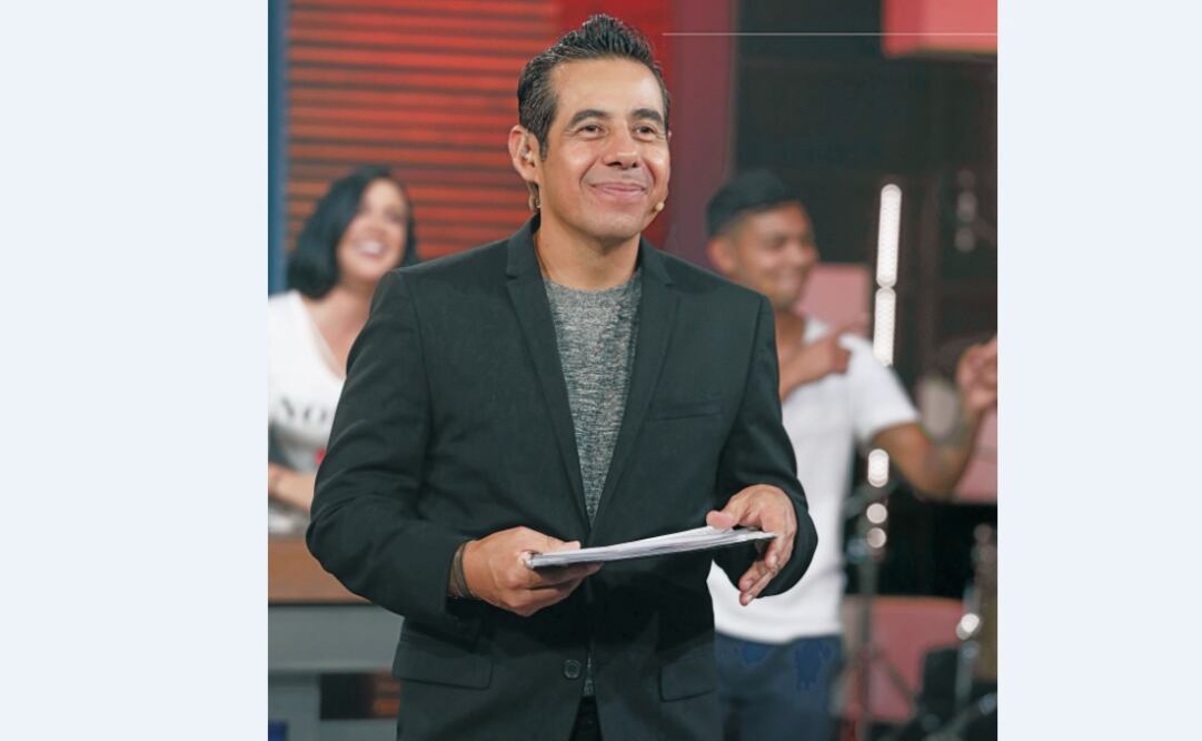 Rosado aplaude el éxito que tiene su programa Game Time (ALEJANDRA LEYVA. EL UNIVERSAL)
