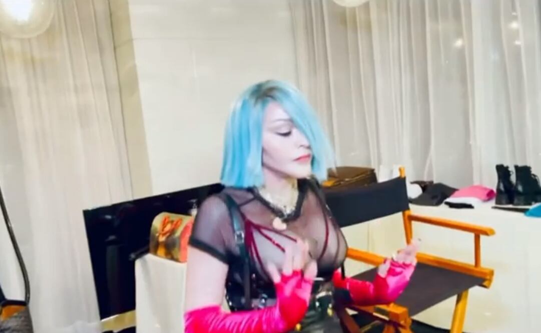 Madonna. Captura de pantalla.