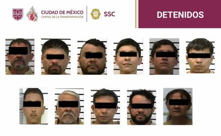 Detienen a 11 presuntos integrantes de célula delictiva vinculada al CJNG; realizan cateos en Xochimilco y Tlalpan