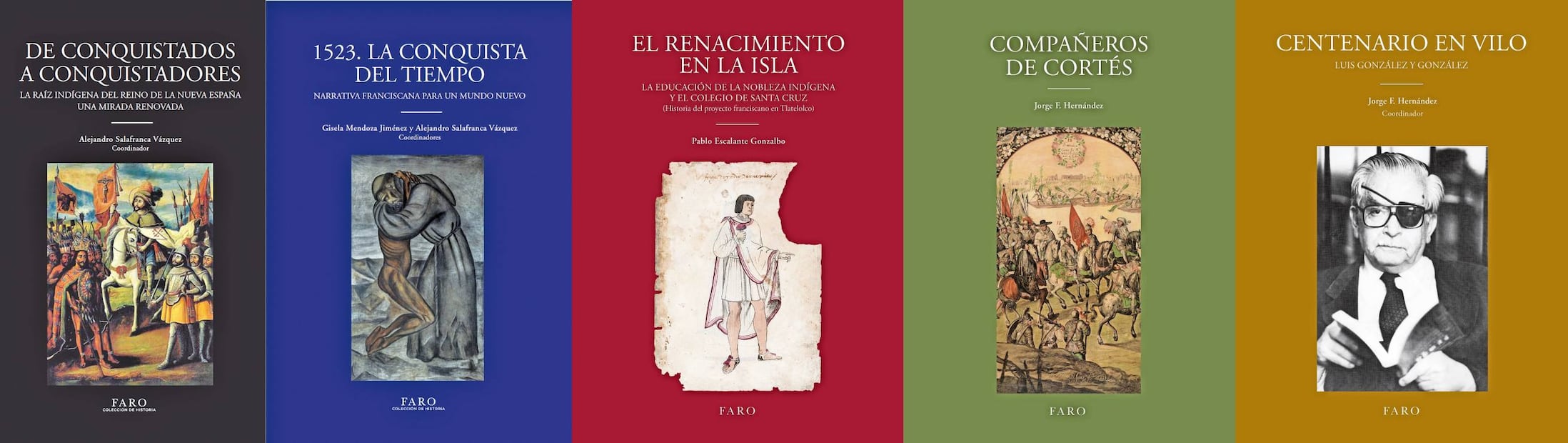 Los títulos de Faro son, afirman los editores, la puerta de entrada a capítulos cruciales de la historia del país. Colección Faro