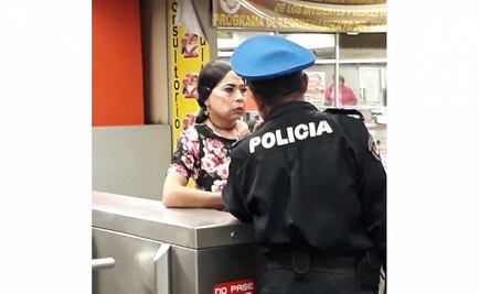 Detienen a acosador vestido de mujer en L-9 del Metro
