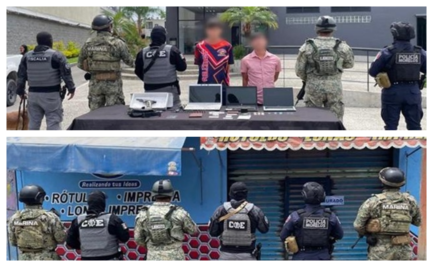 Detienen a dos sujetos por falsificación de facturas, licencias y placas en Jiutepec, Morelos; les decomisan presunta droga