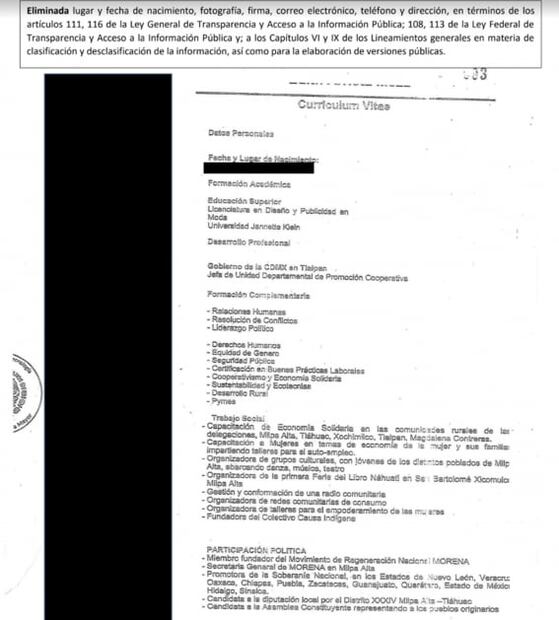 Revelan que directora de Conacyt sí contrató a diseñadora de moda