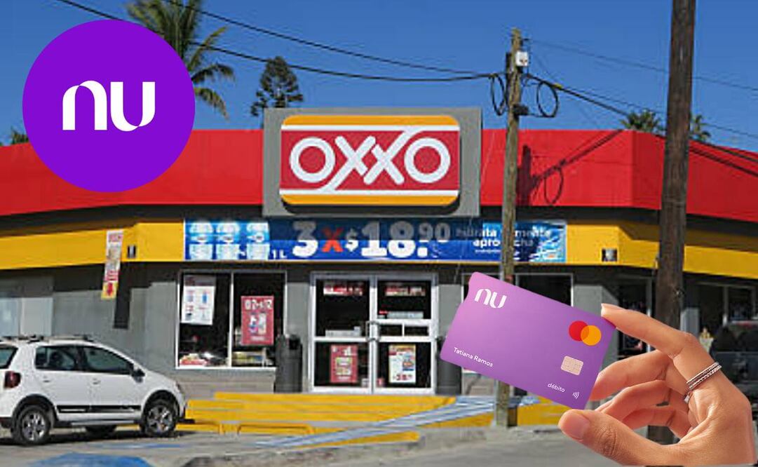Los más de 11 millones de usuarios de Nu tendrán acceso a 23 mil tiendas Oxxo para depositar efectivo. Foto: Pexels y Nu México