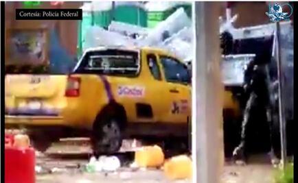 Truck rushes against police blockade in Baja California