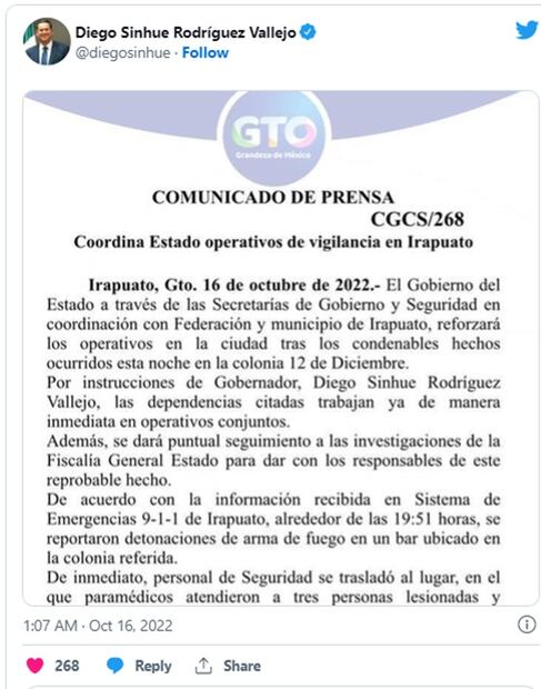 Lo que sabemos del ataque armado en un bar que dejó 12 muertos en Irapuato