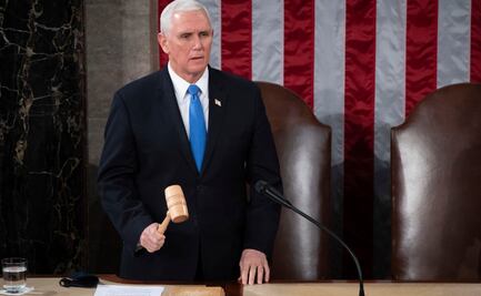 Pence desafía a Trump; rechaza tener el poder de revertir resultados de la elección