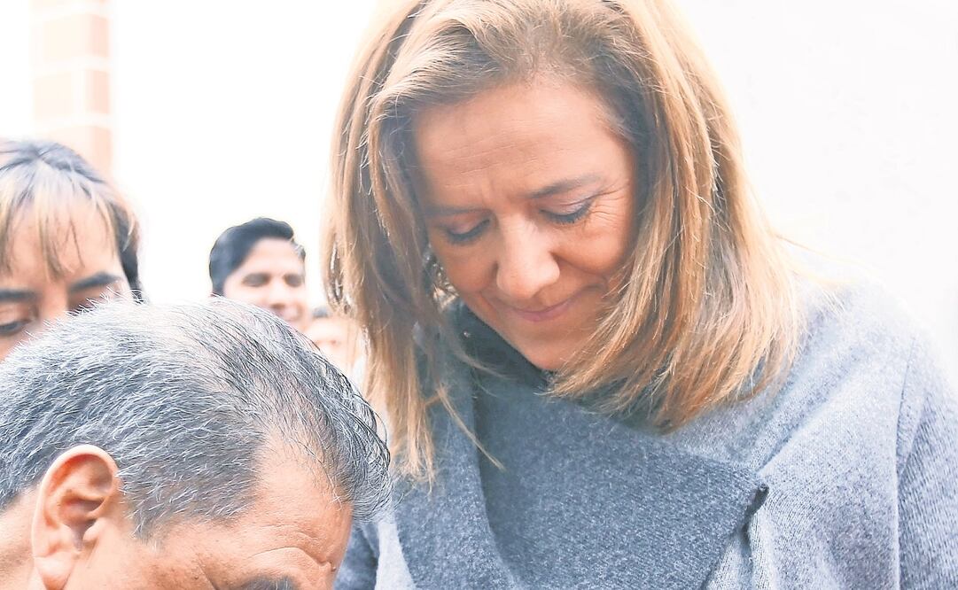 Un logro. Margarita Zavala expresó que logró estar en la boleta a pesar de no contar con spots como candidatos de otros partidos