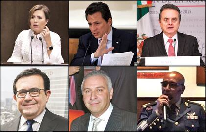 Seis cercanos a Peña Nieto, bajo lupa de la Fiscalía