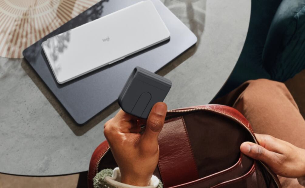 Logitech Mobi Fold: un mouse que cambia de forma y cabe en donde sea. Imagen: Logitech