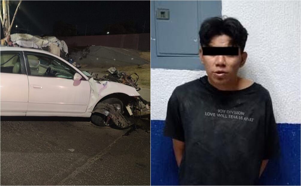 Automovilista que conducía a exceso de velocidad deja 4 muertos y 5 heridos en la alcaldía Venustiano Carranza. Foto: Especial