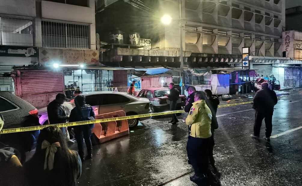 Choque múltiple en avenida México Tacuba; taxista pierde la vida tras carambola. Foto: Juan Carlos Williams