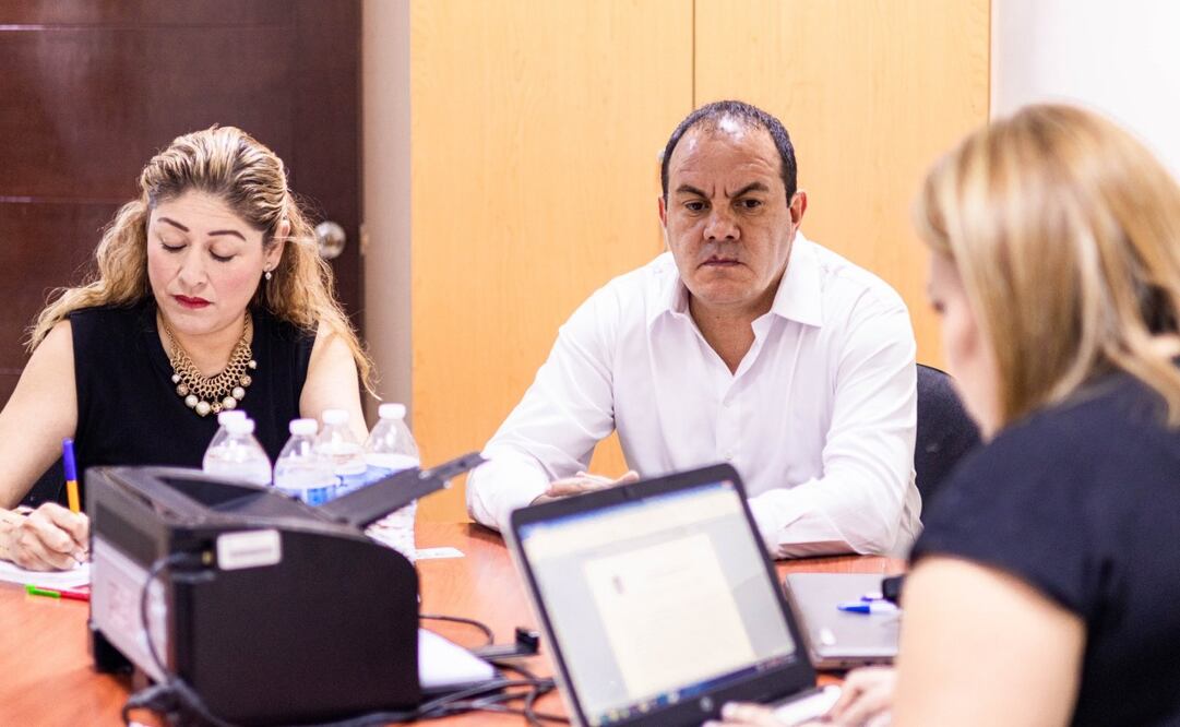 El diputado Cuauhtémoc Blanco acudió esta mañana a la Fiscalía de Morelos para revisar su caso. Foto: X @cuauhtemocb10