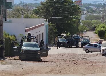 Tras ataque a policías federales, elementos de la SSPC mantienen cerco de seguridad en varias viviendas de Culiacán, Sinaloa