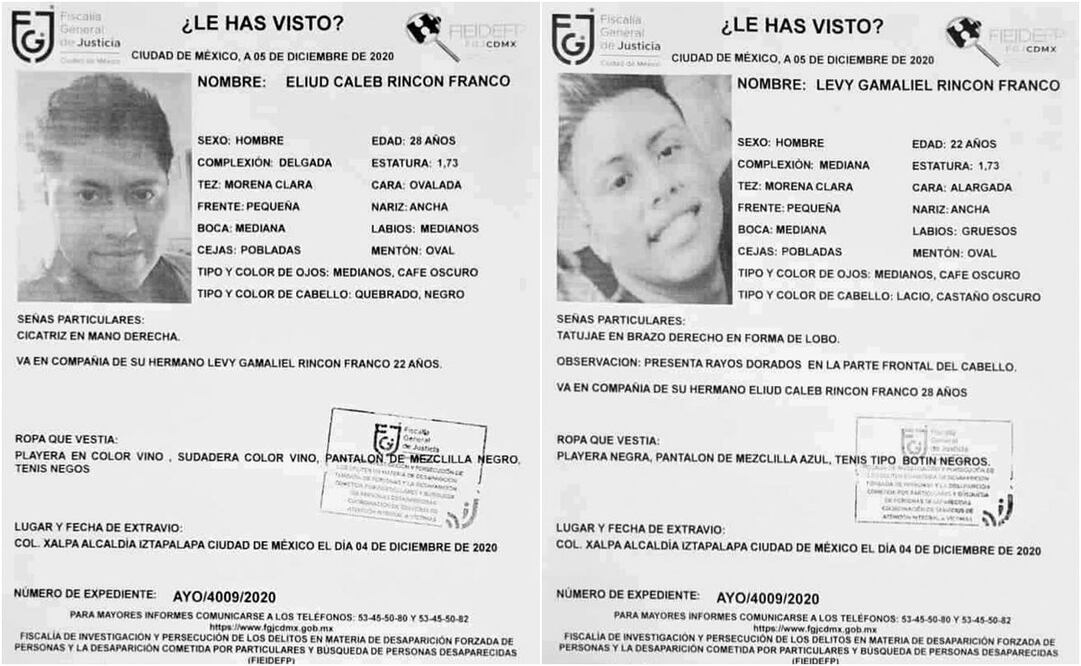 Los cuerpos de Levy Gamaliel y Caleb Eliut fueron hallados por la dueña del lugar que rentó la pareja acusada de matarlos. FOTOS: ESPECIAL